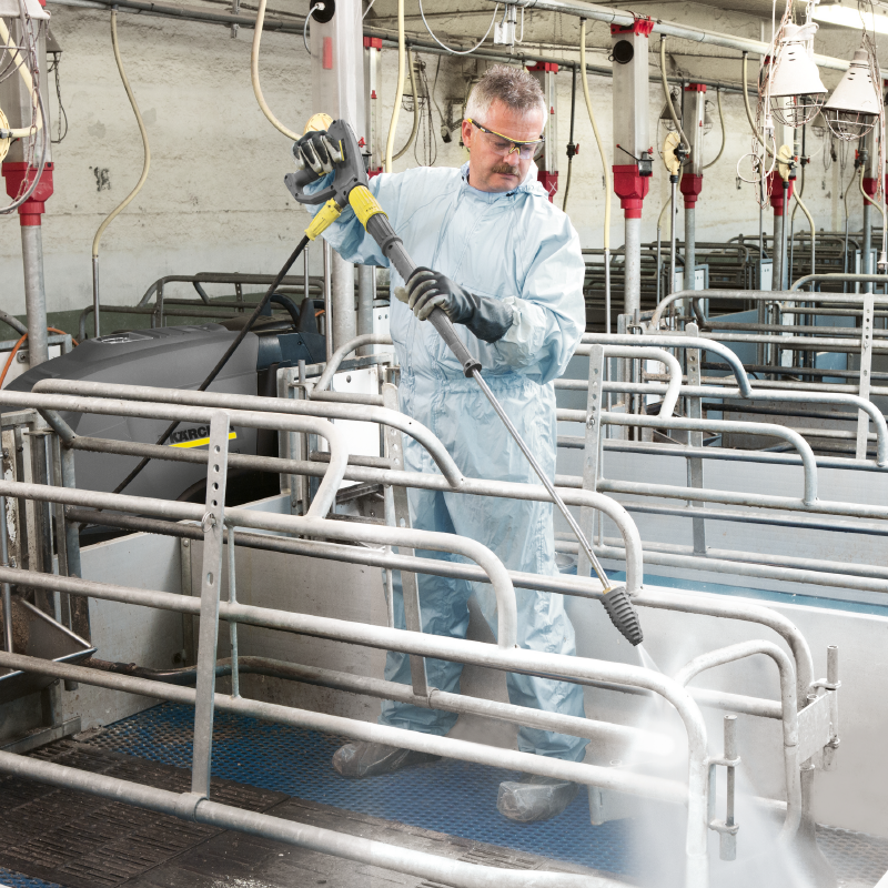 Hidrolavadora industrial de agua caliente y vapor HDS 7/11-4