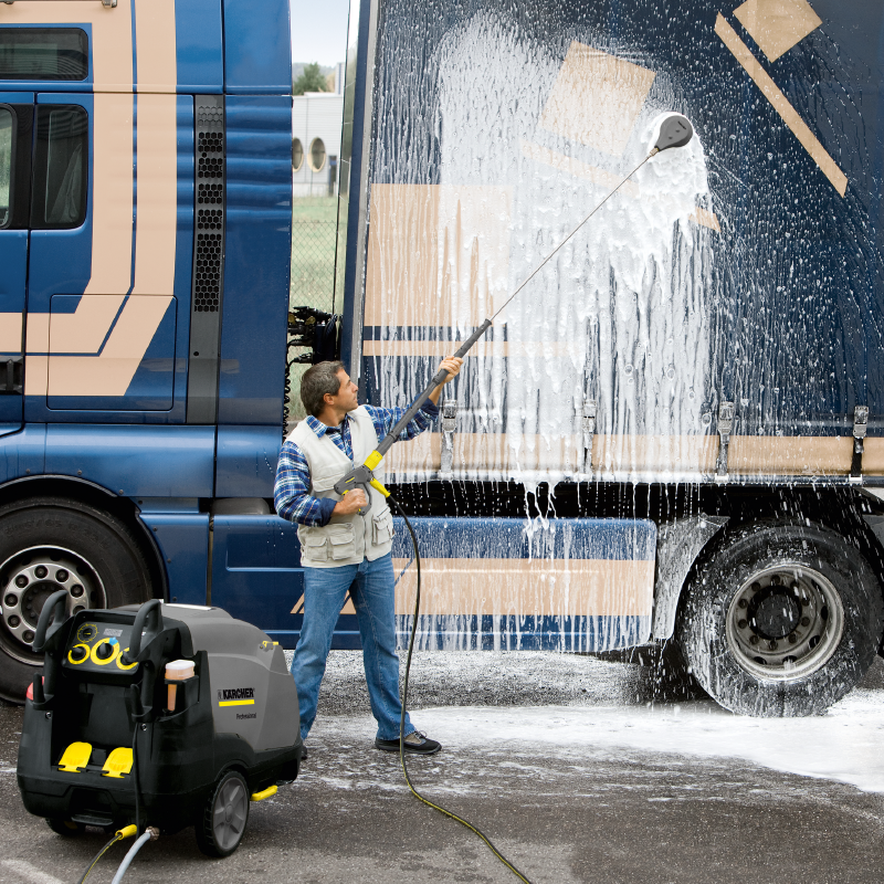 Hidrolavadora industrial de agua caliente y vapor HDS 7/11-4