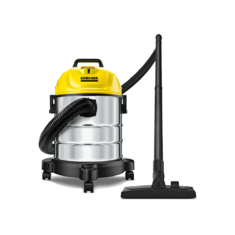 Aspiradora en seco y húmedo con tanque de acero WD 1s