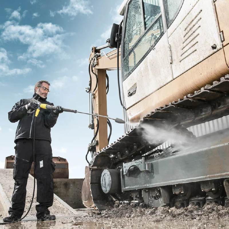 Hidrolavadora industrial de agua caliente Karcher HDS E 3.3/25 para industria alimentica