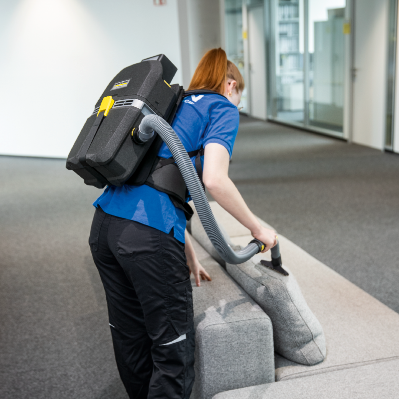 Aspiradora industrial tipo mochila a batería BVL 5/1