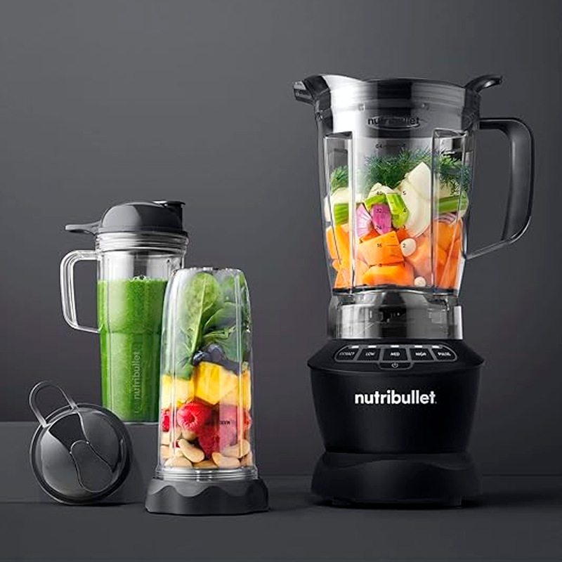Licuadora familiar con extractor de nutrientes Combo Blender 1.200 W Nutribullet