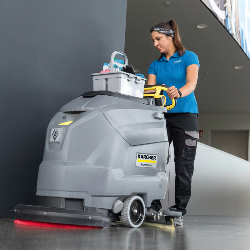 Fregadora lavadora de pisos BD 50/50 C Bat Pack