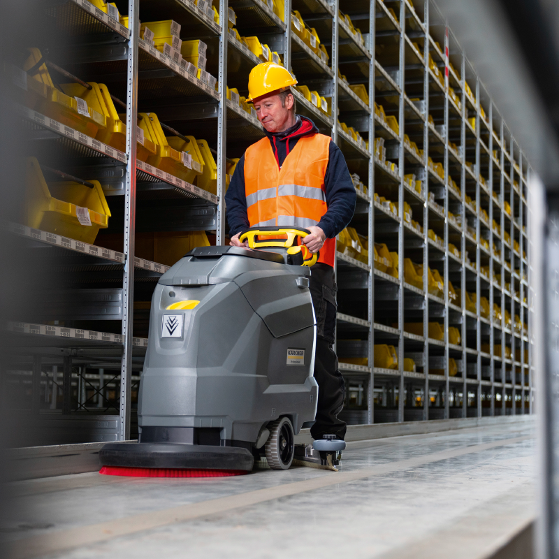 Fregadora lavadora de pisos BD 50/50 C Bat Pack