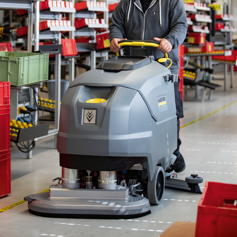 Fregadora lavadora de pisos BD 70/75 C Bat Pack