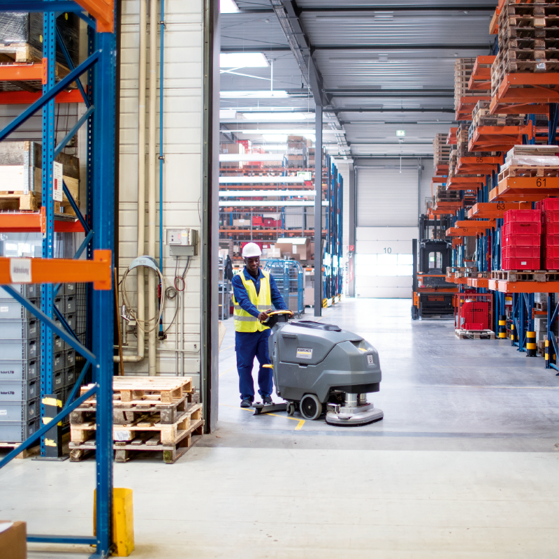 Fregadora lavadora de pisos BD 70/75 C Bat Pack