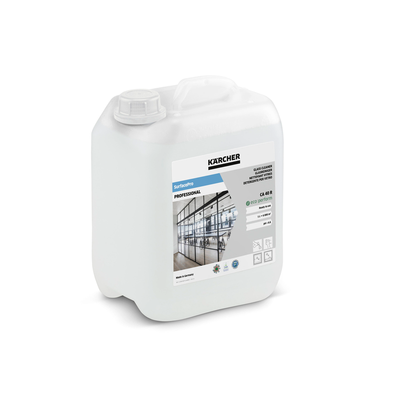 Detergente de limpieza manual para vidrios marca Karcher CA 40 - 5 l