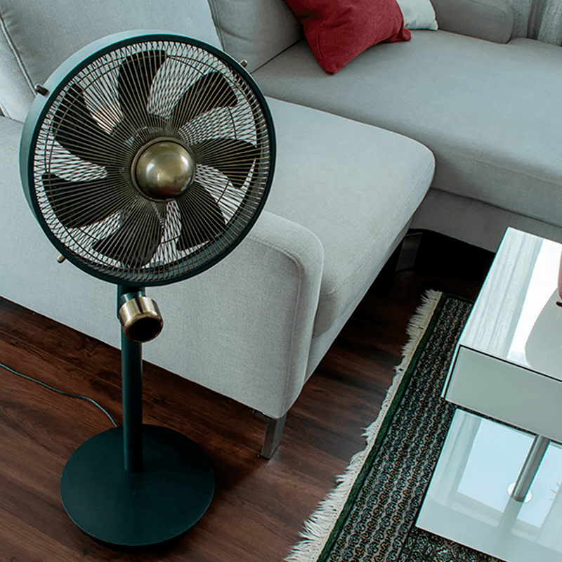 Ventilador premium de pedestal ultra silencioso marca Stylies modelo Uranus